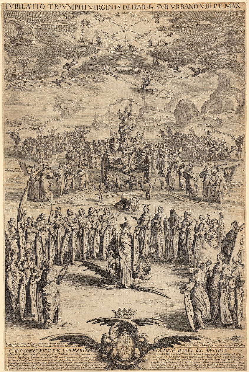 Triomf van de Maagd Maria door Jacques Callot