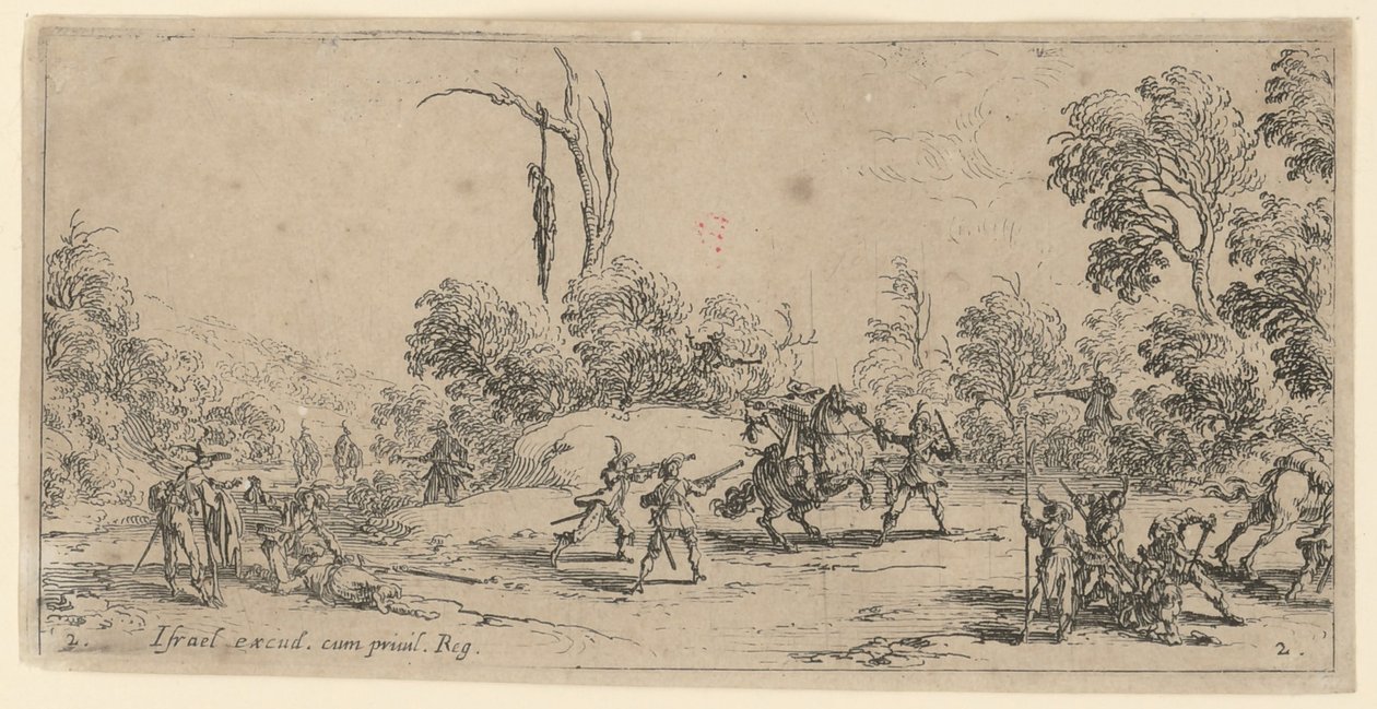 Overval door Jacques Callot