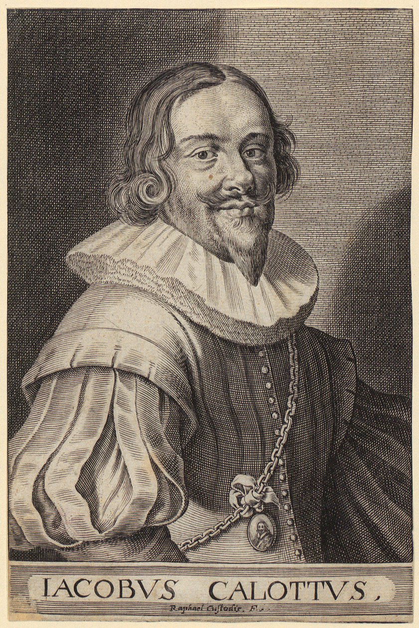 Zanni, blad 3 uit de reeks “De drie Pantaloni” door Jacques Callot