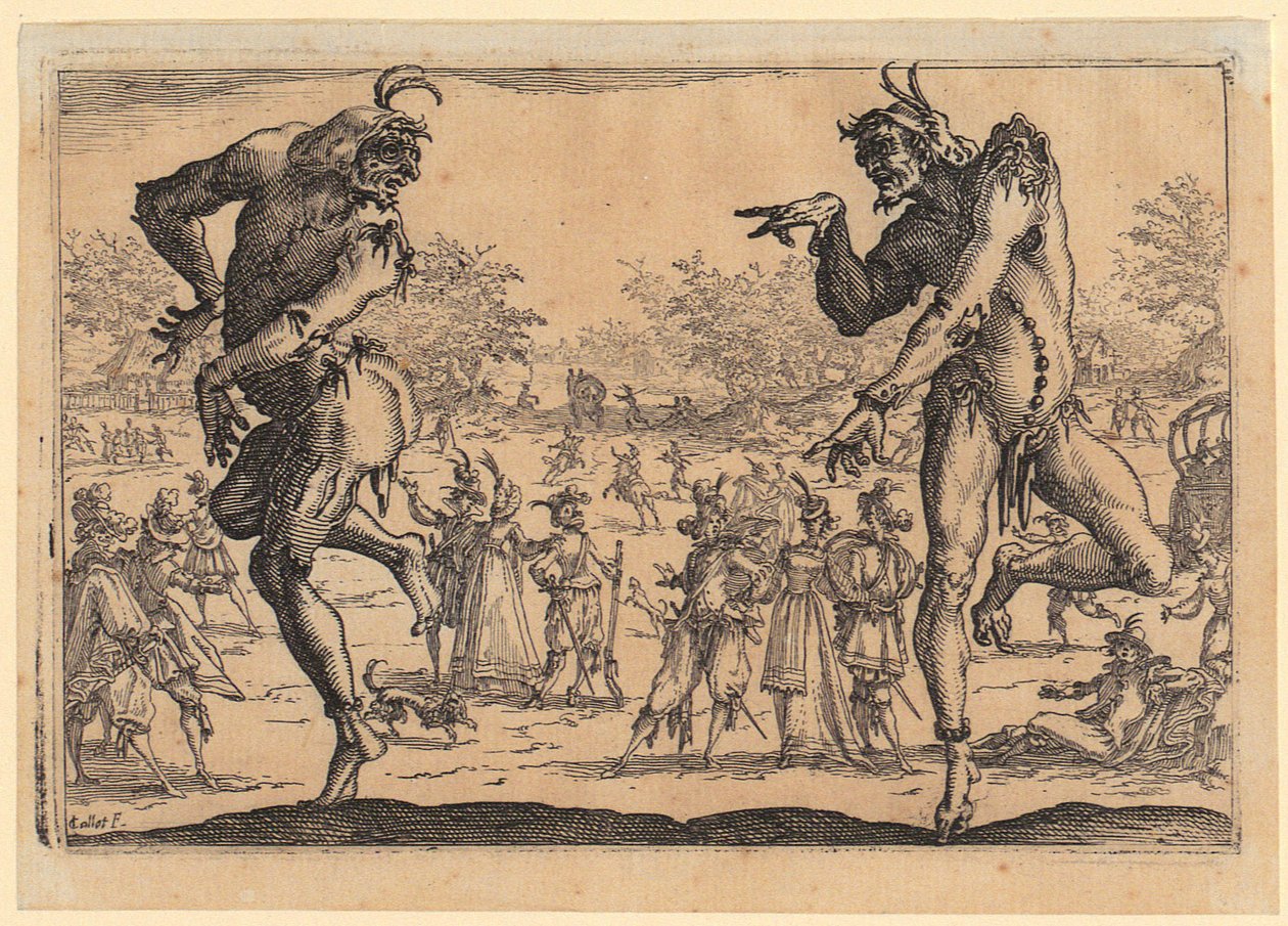 Twee broeken door Jacques Callot
