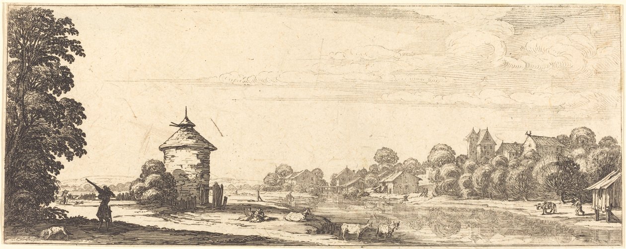 De duiventil door Jacques Callot or Follower of Jacques Callot