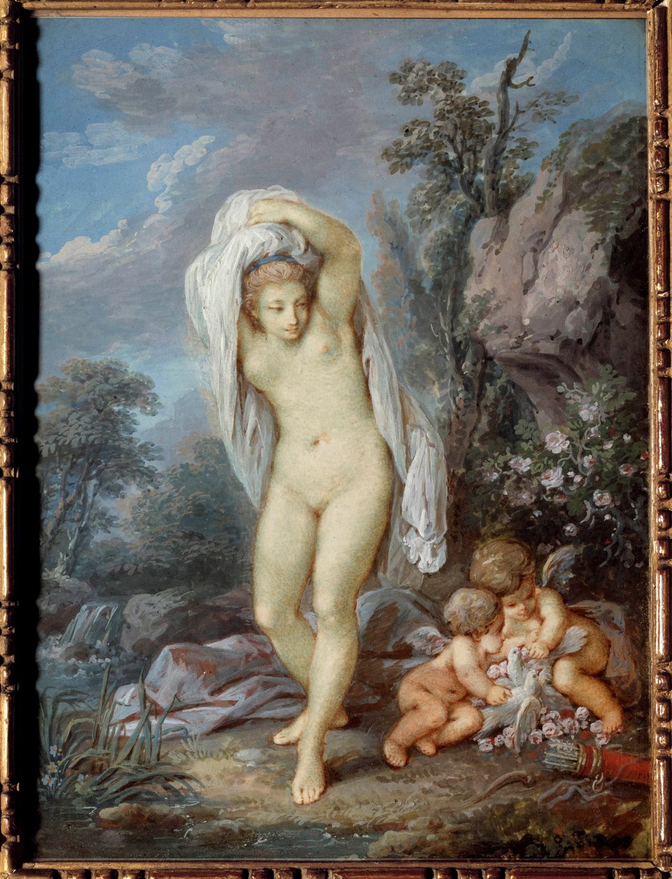 Het bad van Venus. Schilderij door Jacques Charlier door Jacques Charlier