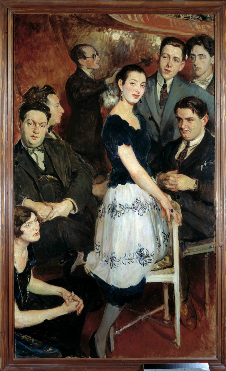 Le Groupe des Six door Jacques-Emile Blanche