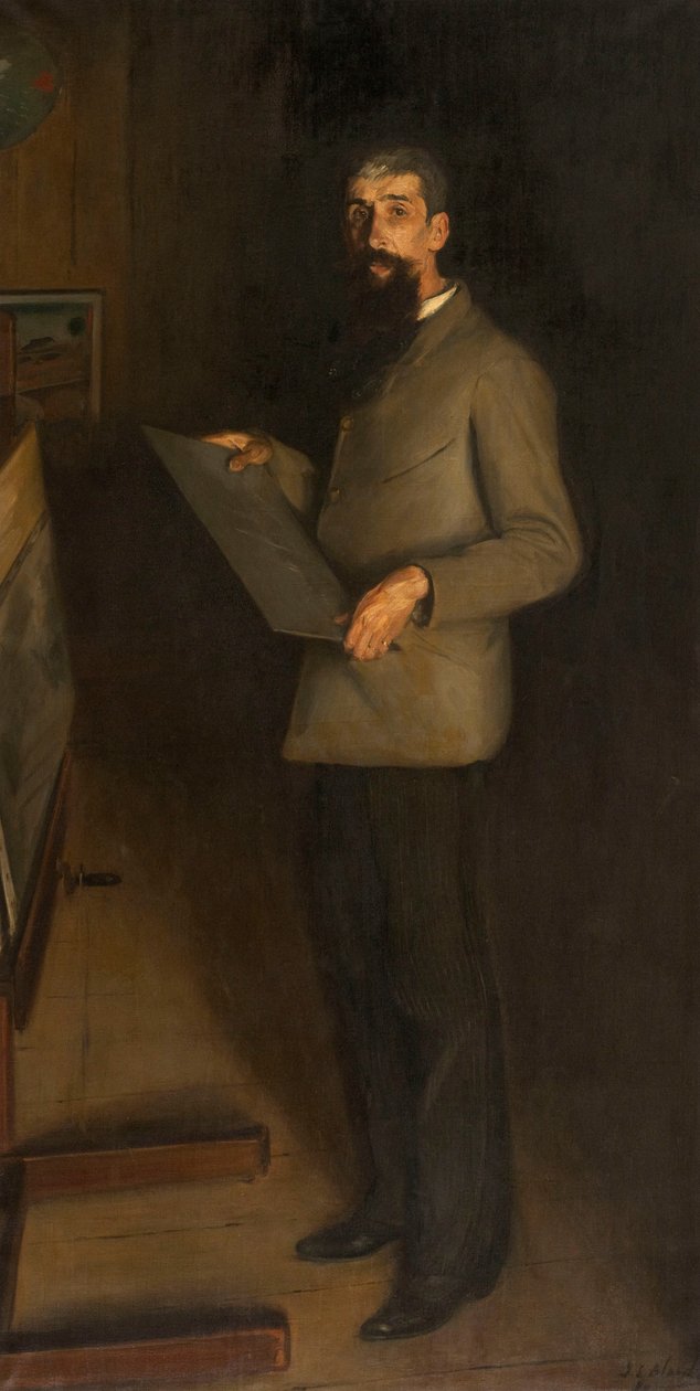 Portret van Henri Guérard, 1889 door Jacques Emile Blanche