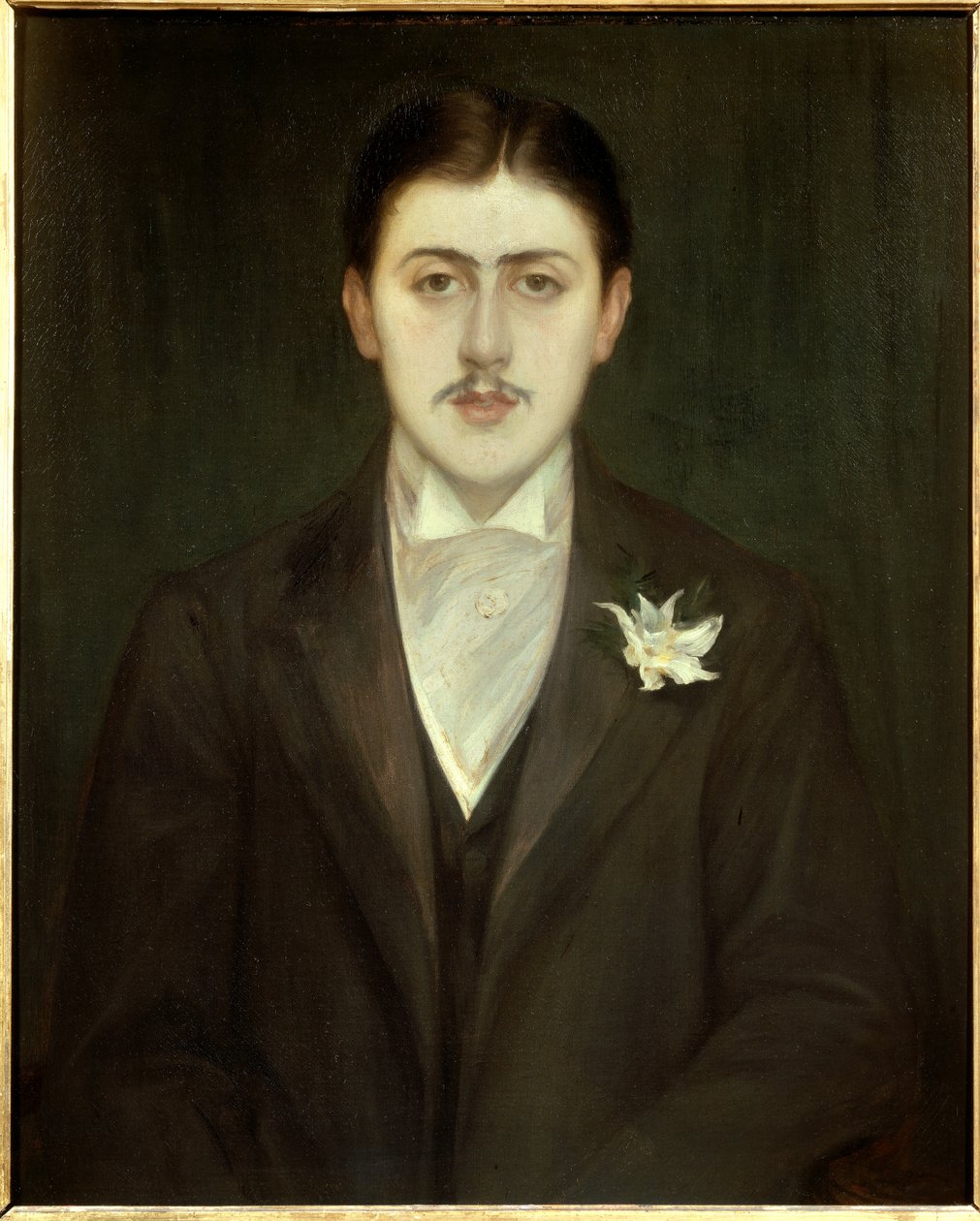 Portret van Marcel Proust (1871-1922), Franse schrijver door Jacques Emile Blanche