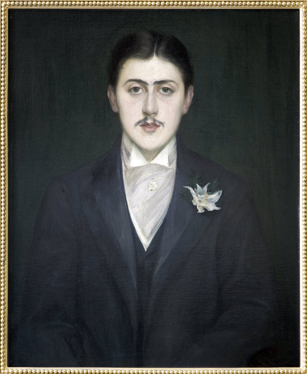 Portret van Marcel Proust door Jacques-Emile Blanche