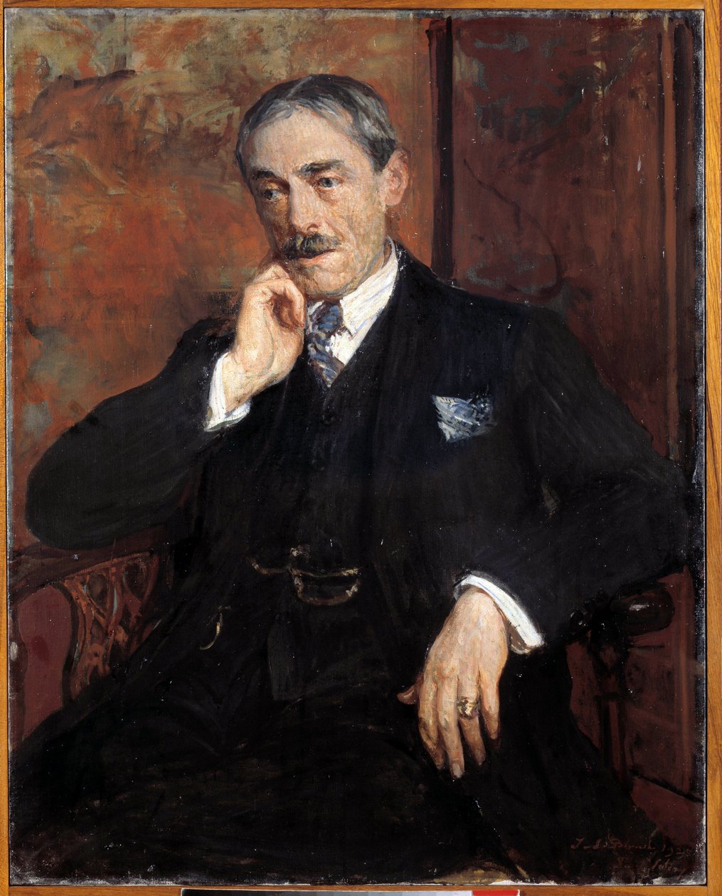 Portret van Paul Valery door Jacques Emile Blanche