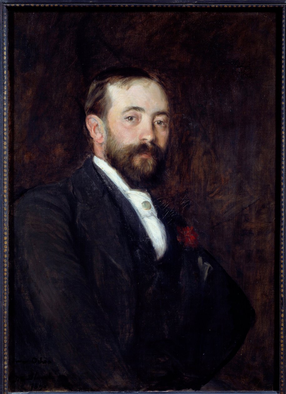 Portret van de Spaanse schilder Don Rafael de Ochoa y Madrazo door Jacques Emile Blanche