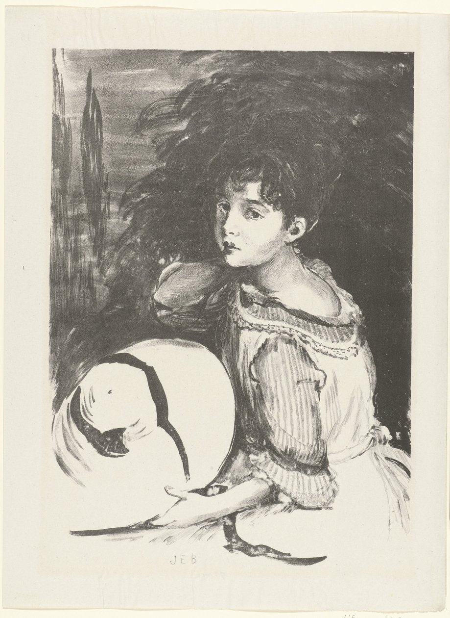 Portret van Wanda Zielimska bekend als Pouponne door Jacques Emile Blanche