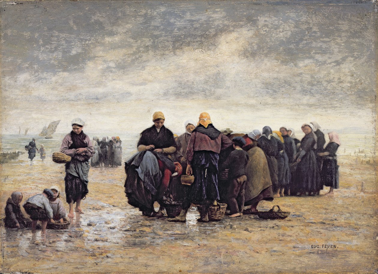 Aan de kust door Jacques Eugene Feyen