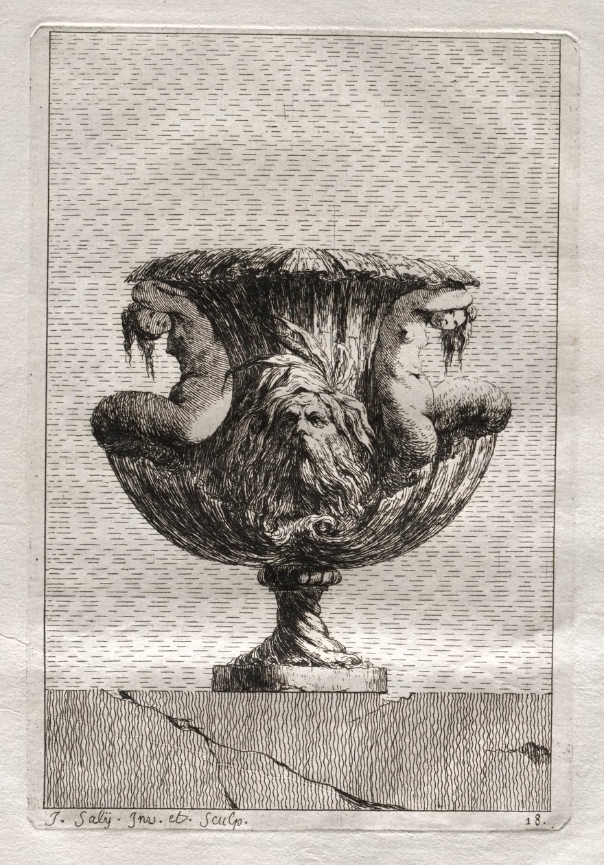 Suite van Vazen: Plaat 18, 1746 door Jacques Francois Joseph Saly