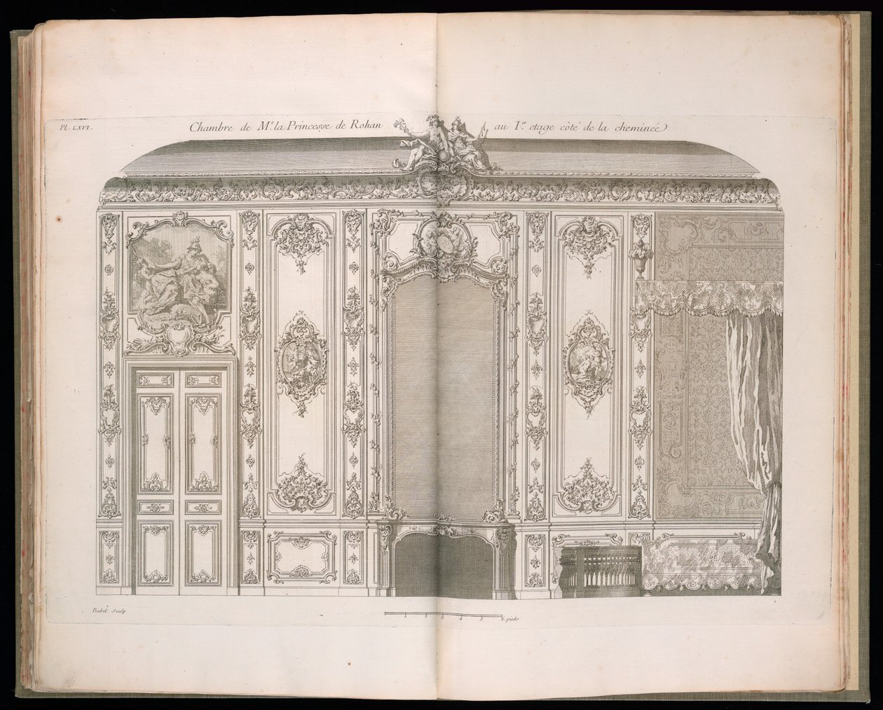 Gebonden Prent (Frankrijk) door Jacques François Blondel