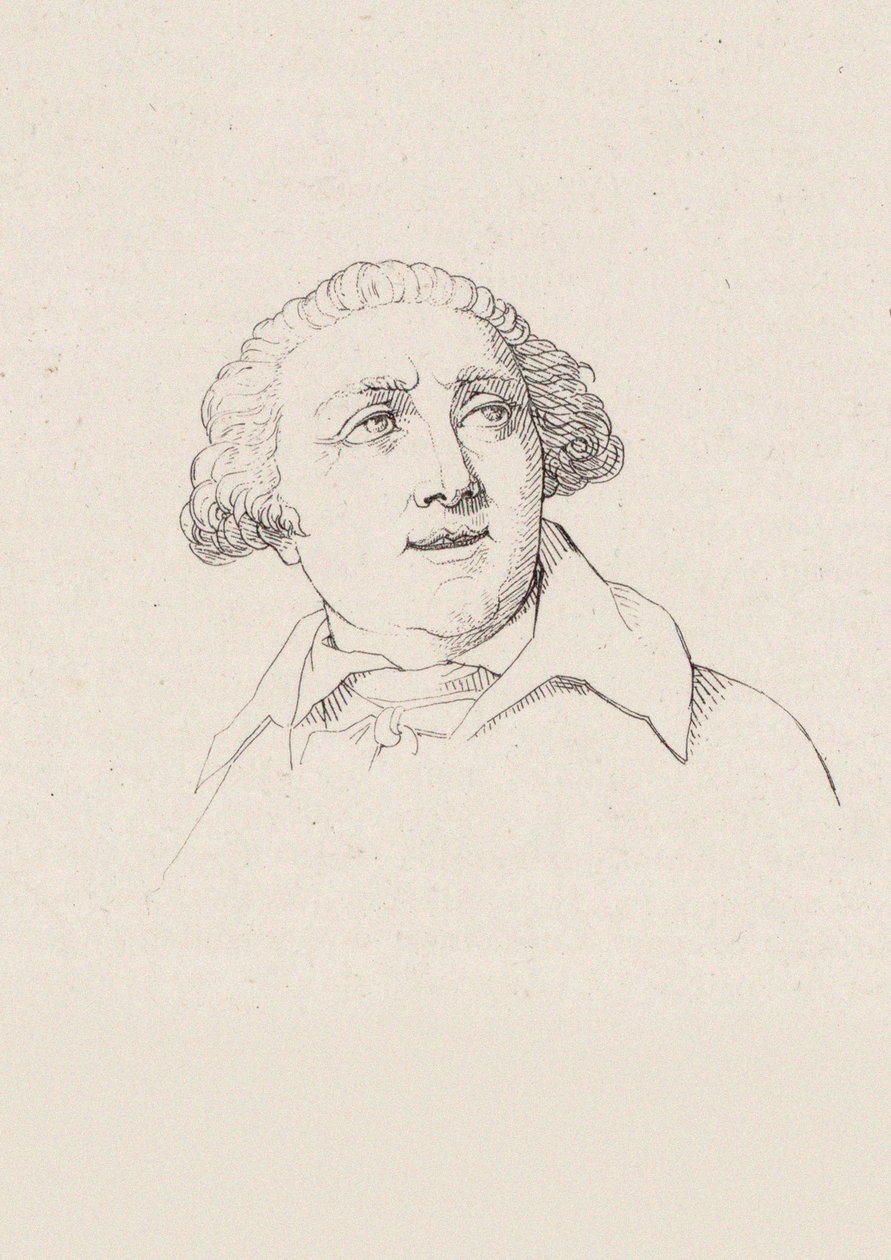 Portret van Giovanni Paisiello 1740-1816 door Jacques Frémy