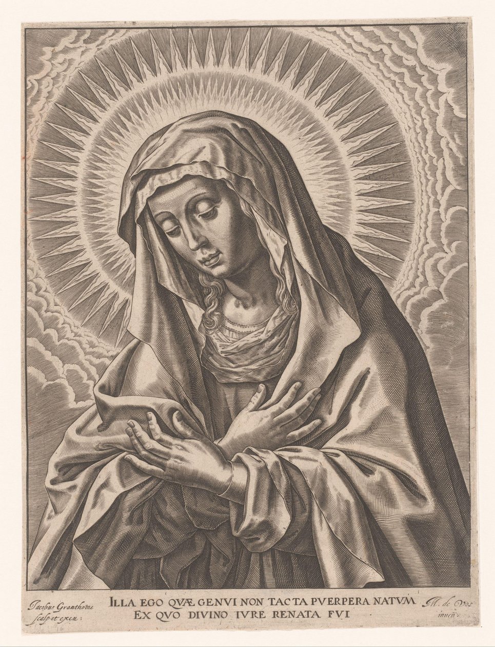 Maagd Maria door Jacques Granthomme