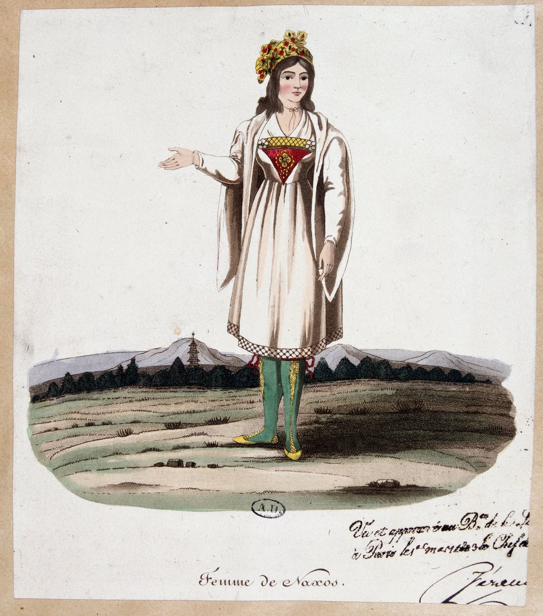Vrouw van Naxos door Jacques Grasset de Saint Sauveur