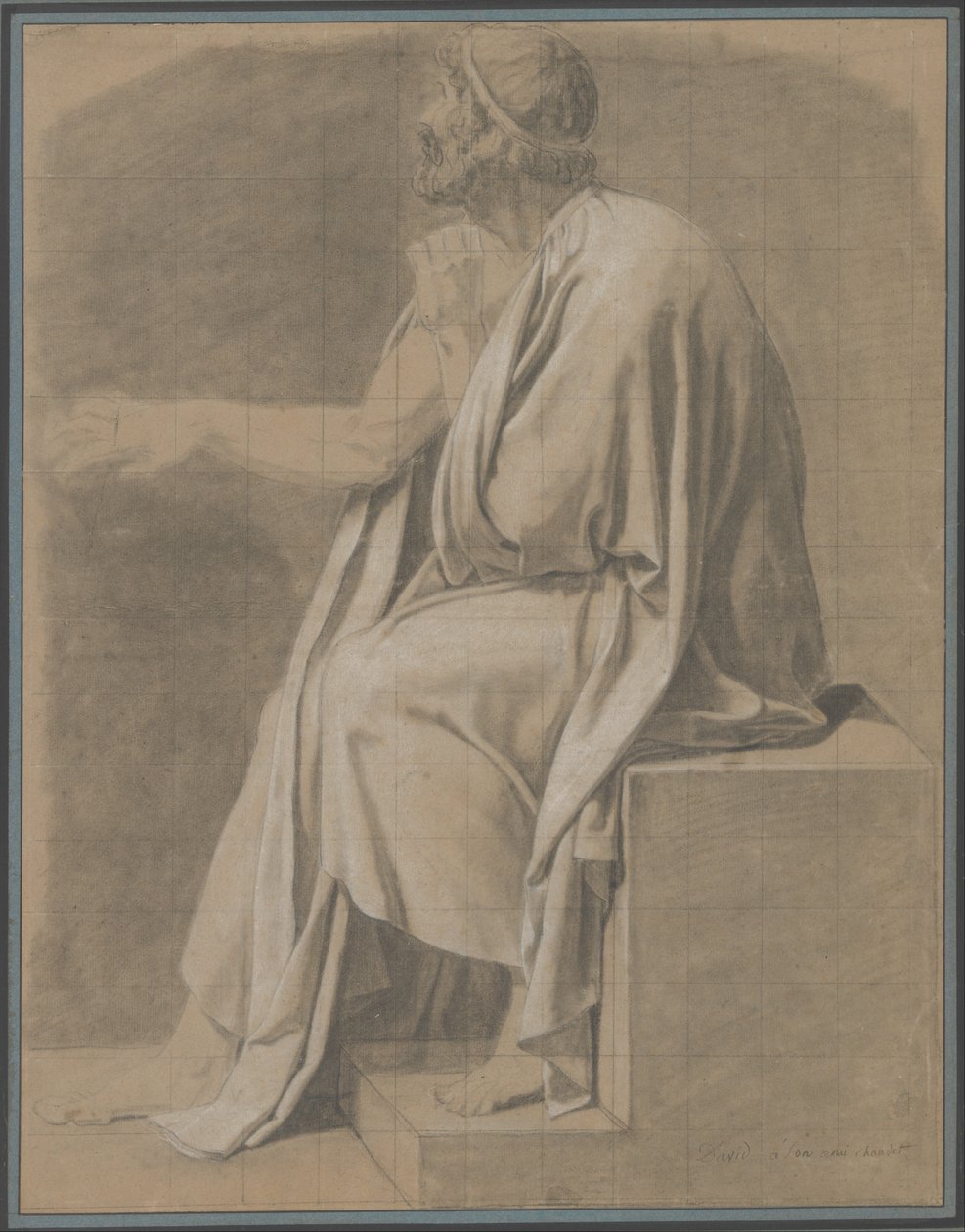 Crito door Jacques Louis David