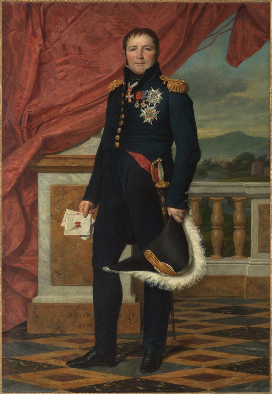Generaal Étienne-Maurice Gérard (1773–1852) door Jacques Louis David