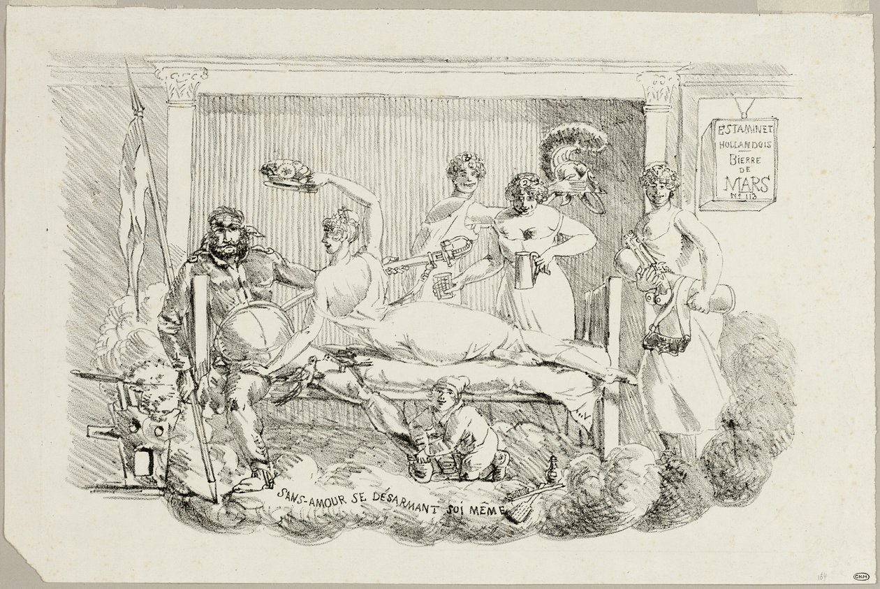 Liefdeloos die Zichzelf Ontwapent door Jacques Louis David