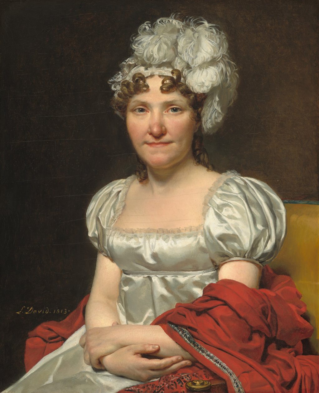 Mevrouw David door Jacques Louis David