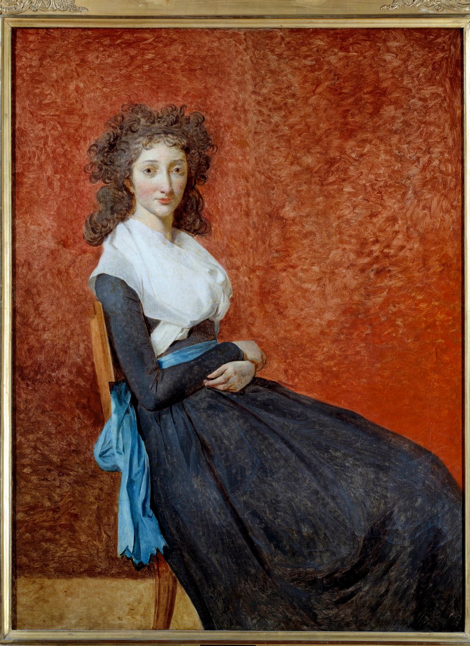 Portret van Madame Charles Louis Trudaine (1769-1802) door Jacques Louis David