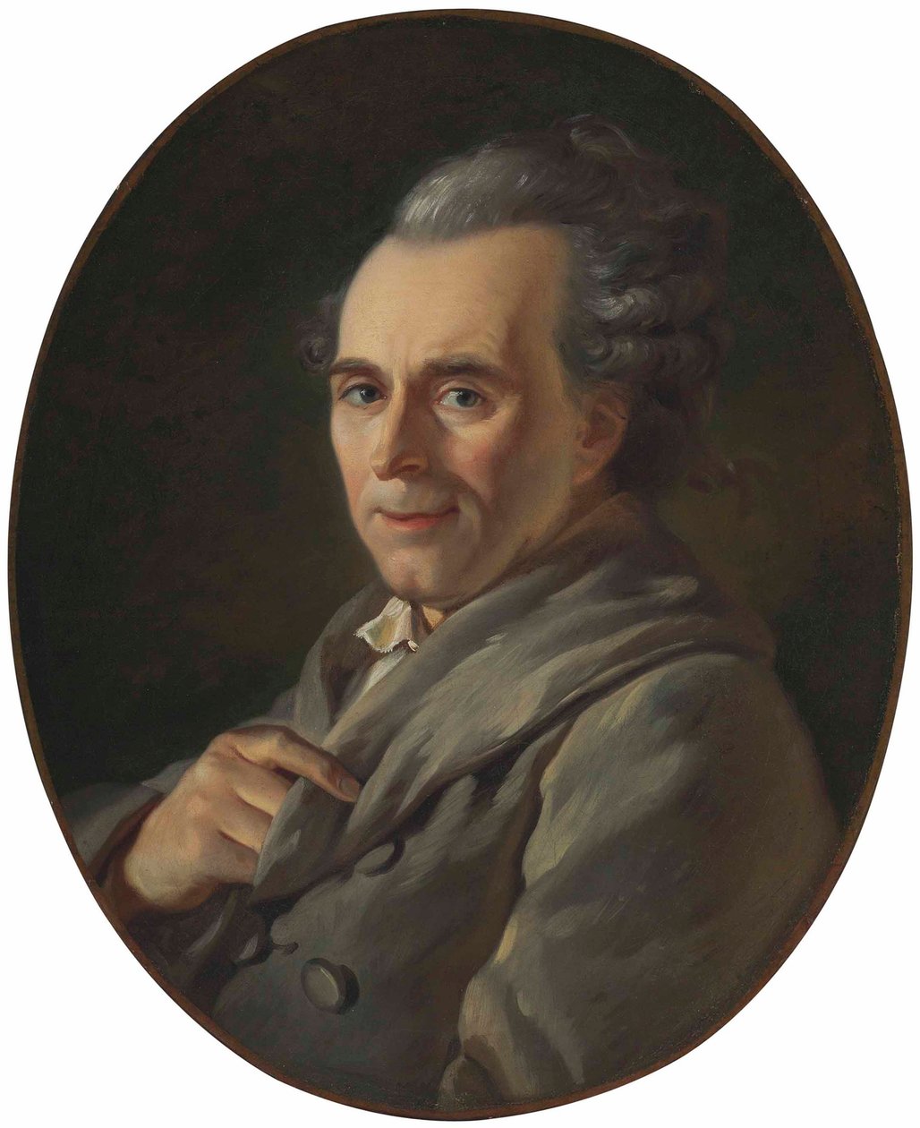 Portret van Michel-Jean Sedaine door Jacques Louis David