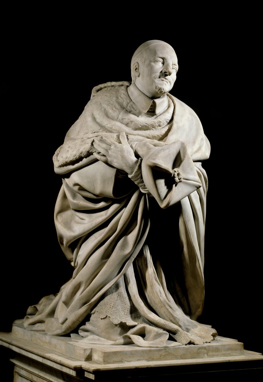 Monument ter ere van Kardinaal Pierre de Berulle (1575-1629) door Jacques Sarazin