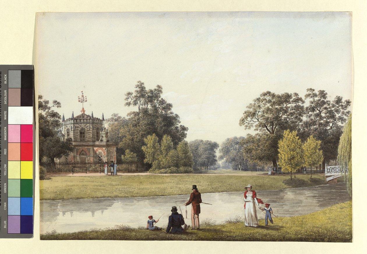 Het Huis van de Grap in Laxenburg door Jakob Alt