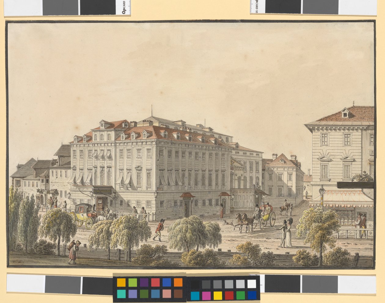 Theater an der Wien door Jakob Alt