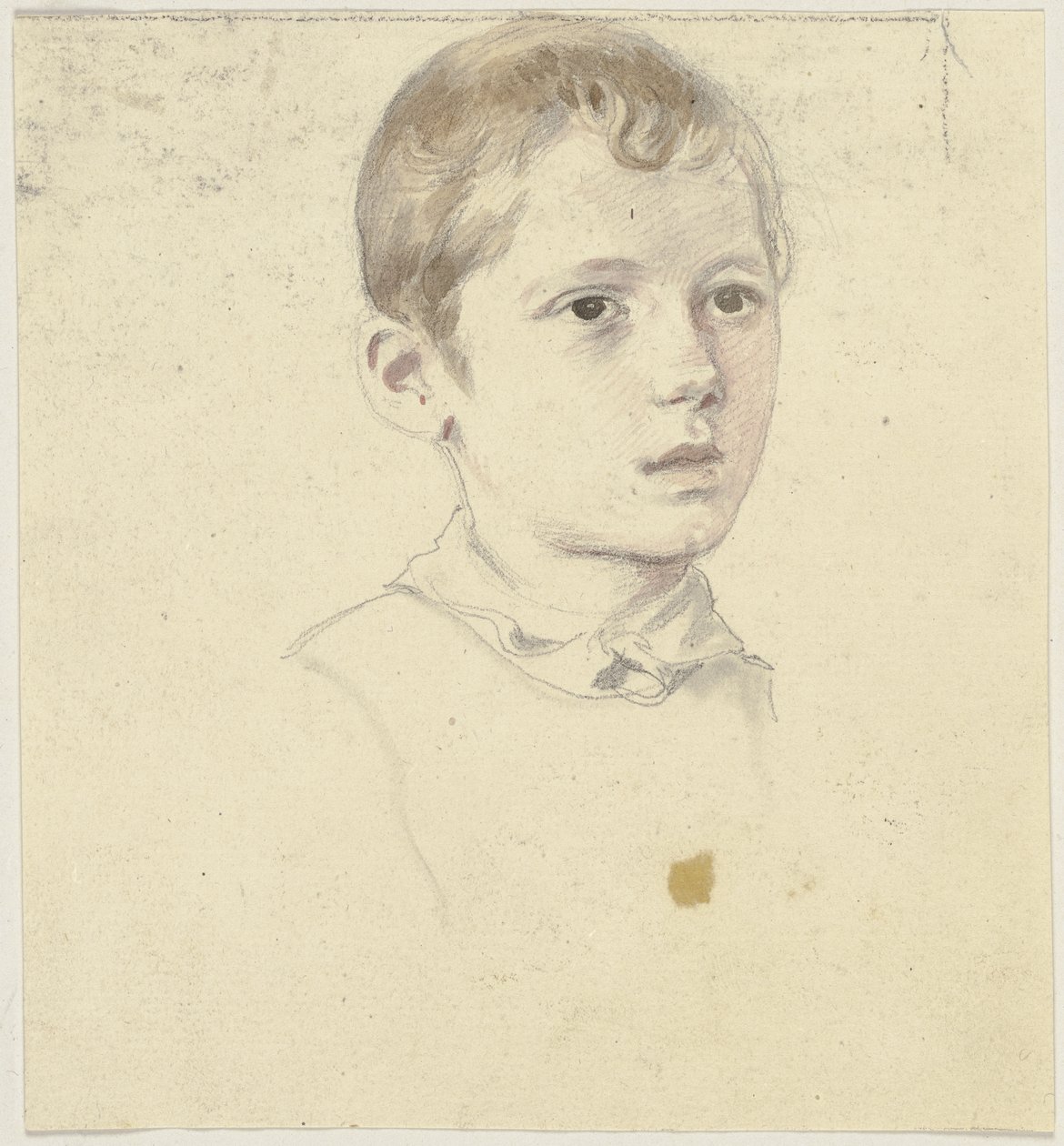 Het hoofd van de jongen naar rechts door Jakob Becker
