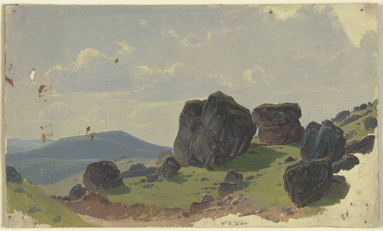 Het landschap van de Taunus door Jakob Becker