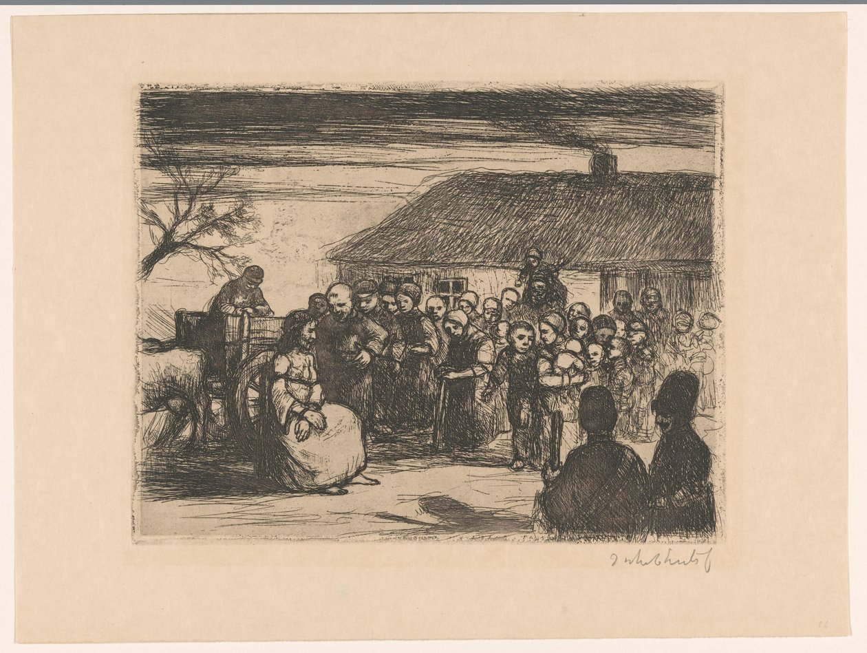 Bespotting van Christus door Jakob Smits (signed by artist)