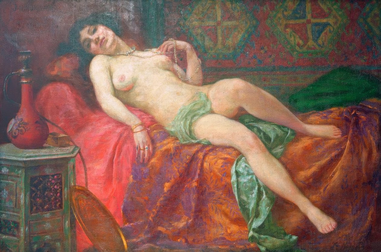 Rustende odalisk door Jakub Obrowsky