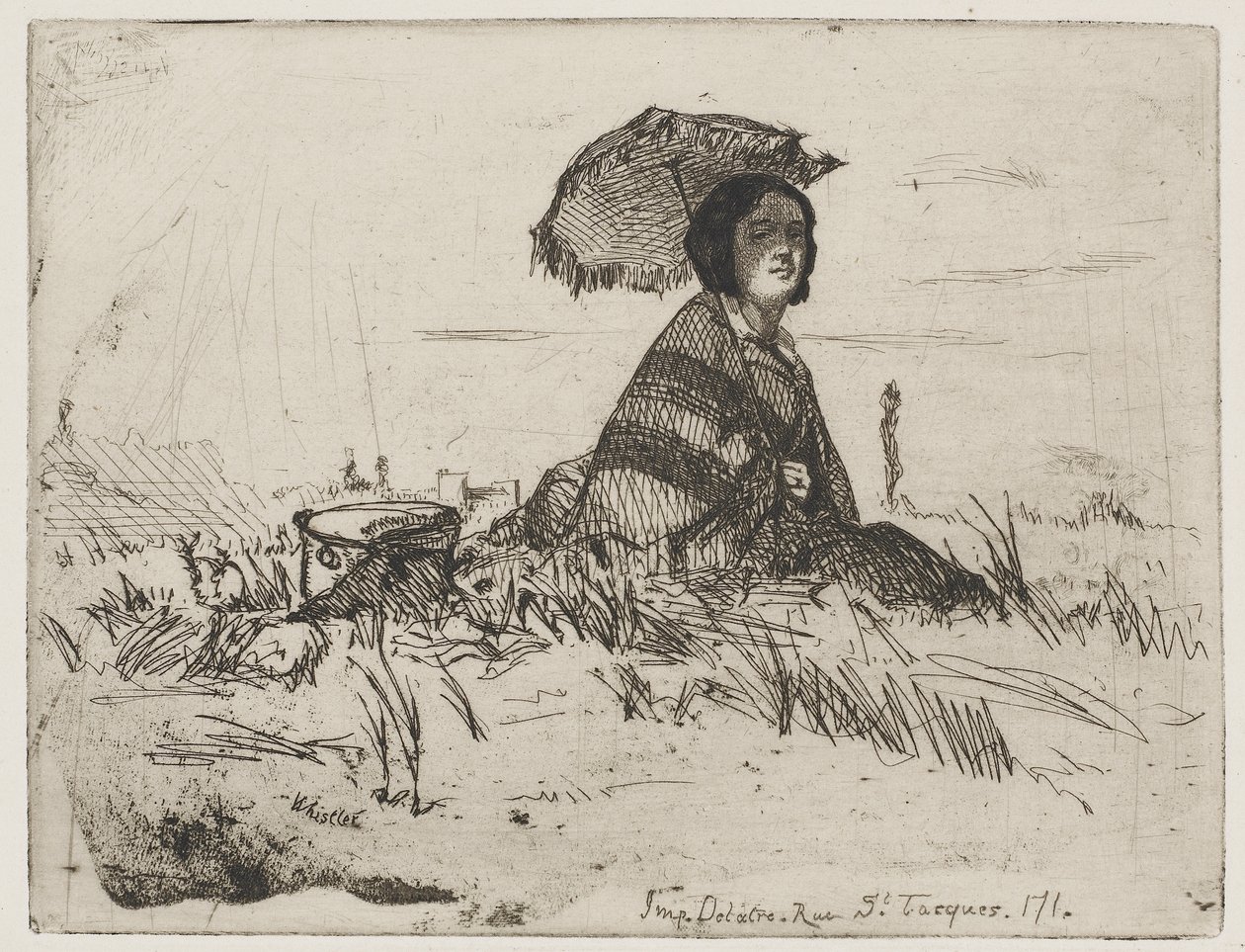 In volle zonlicht door James Abbott McNeill Whistler