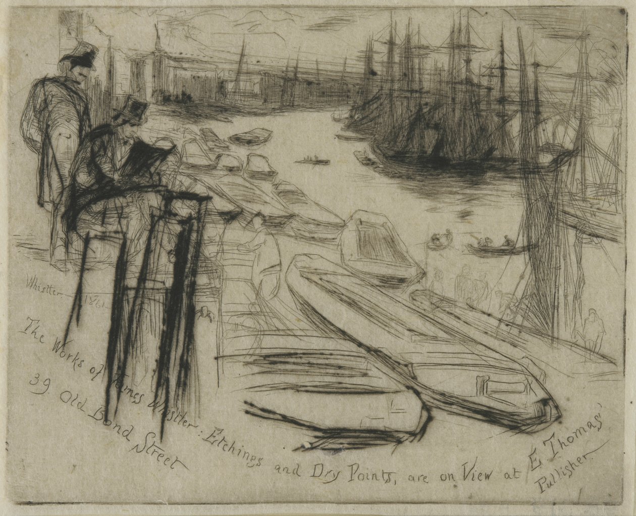 Het Kleine Poeltje, 1861 door James Abbott McNeill Whistler
