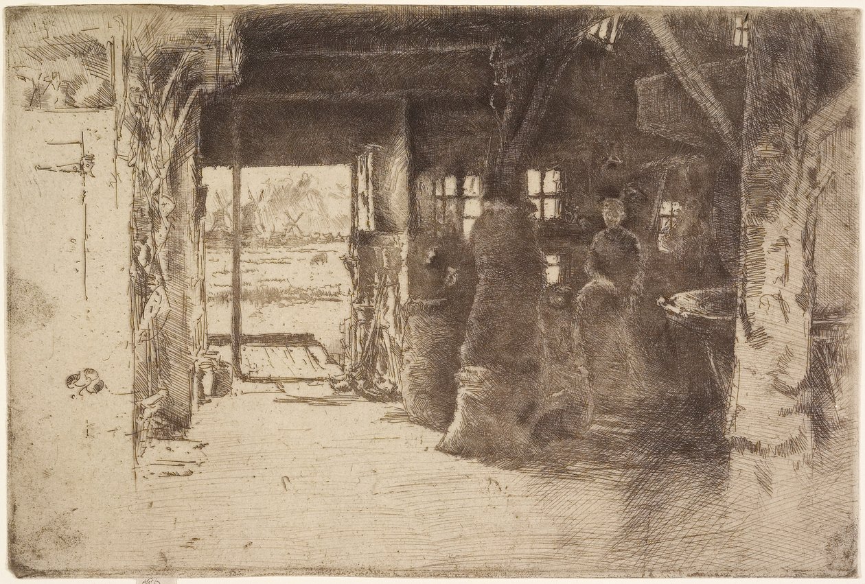 De molen, 1889 door James Abbott McNeill Whistler
