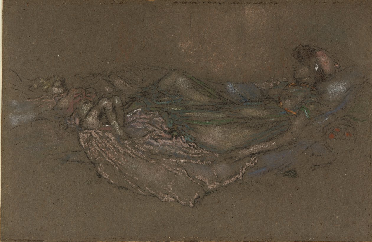 De schelp, ca. 1891 door James Abbott McNeill Whistler