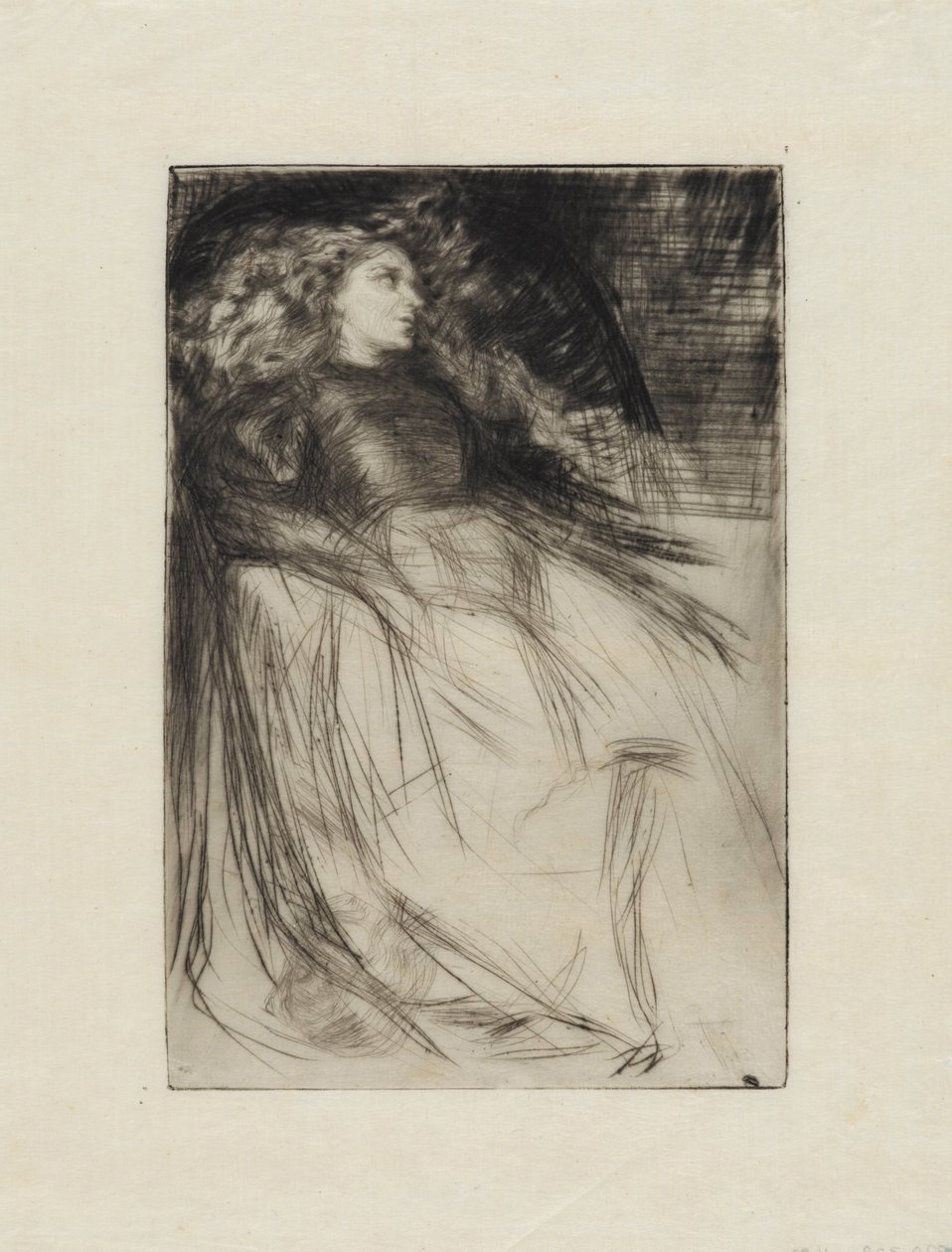 Vermoeid door James Abbott McNeill Whistler