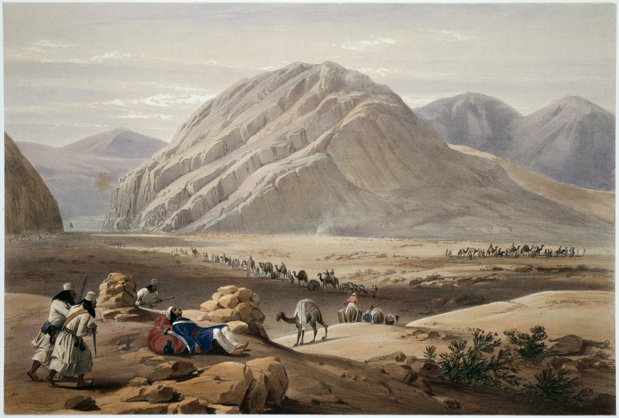 Uitzicht op de Baba-Naunee Berg, uit 