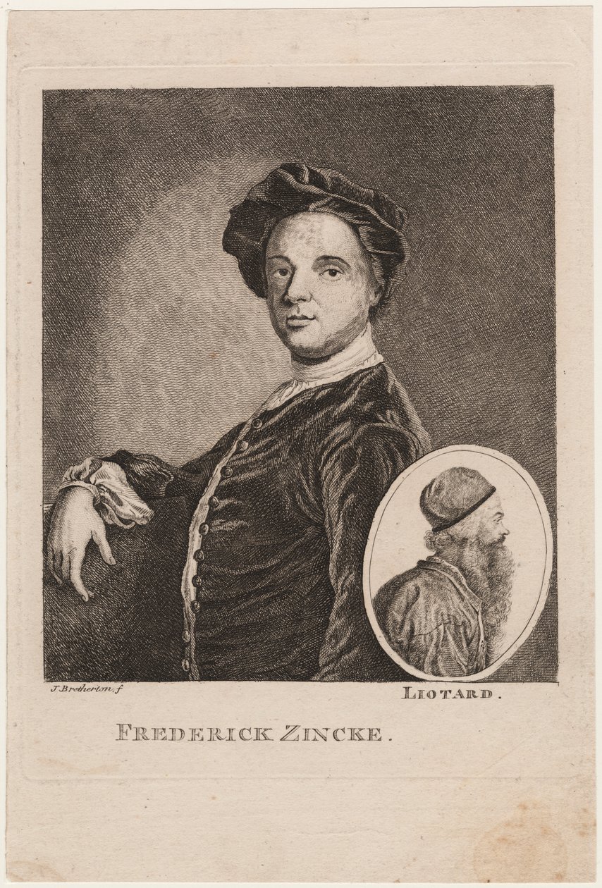 Frederick Zincke, 1762 door James Bretherton