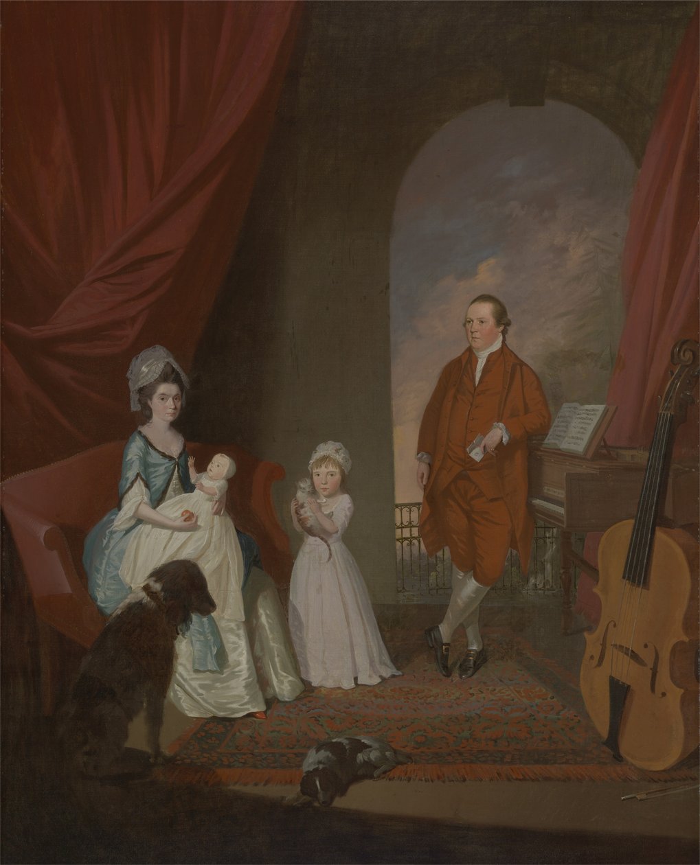 Familiegroep, ca. 1774-80 door James Millar