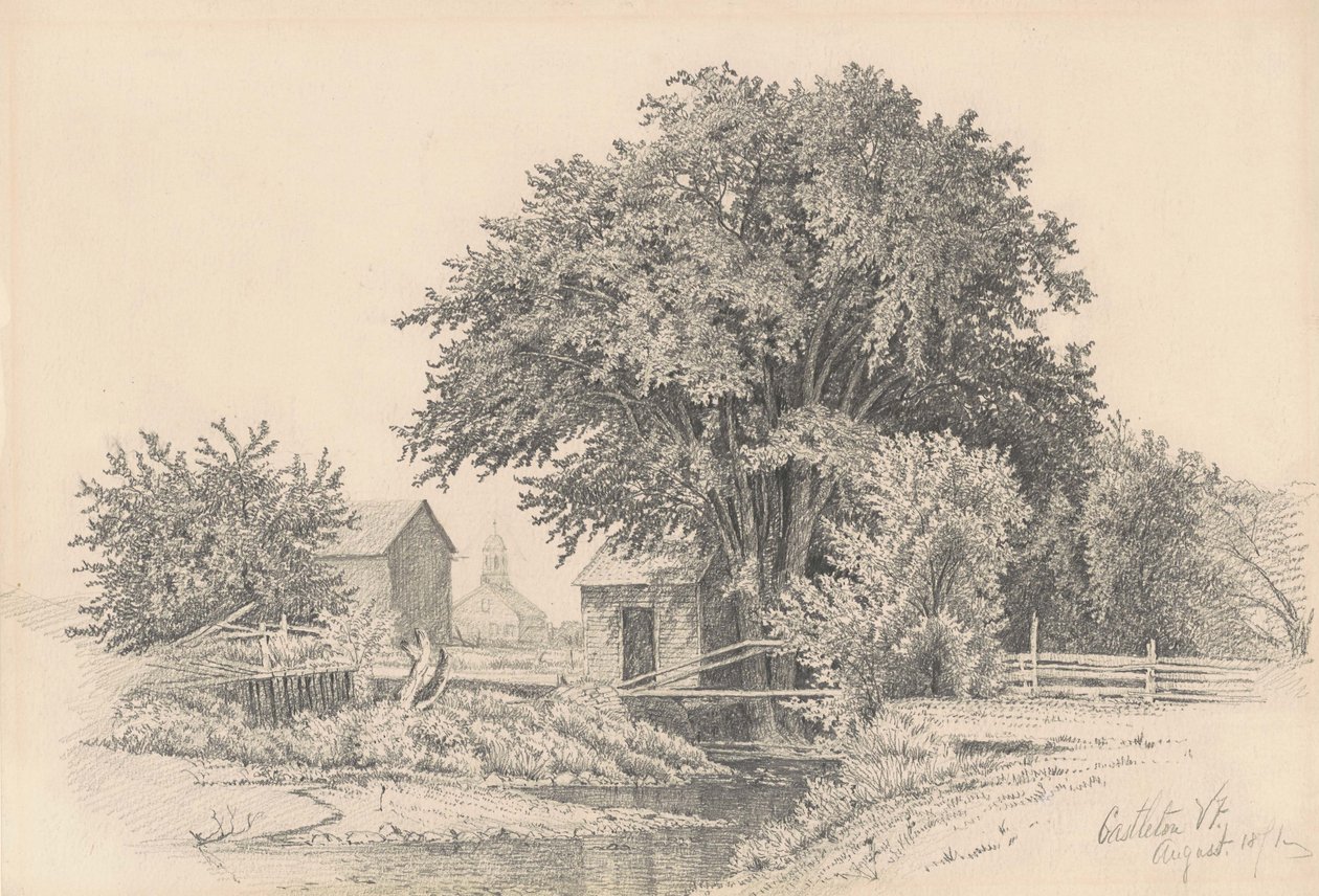 Castleton, Vermont, 1871 door James Renwick Brevoort