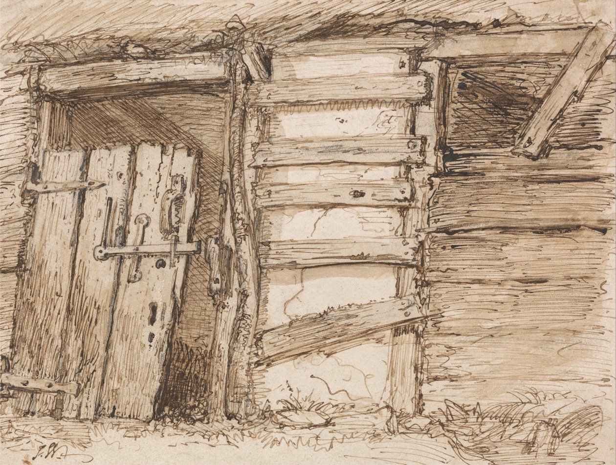 Een Buitentoiletmuur door James Ward