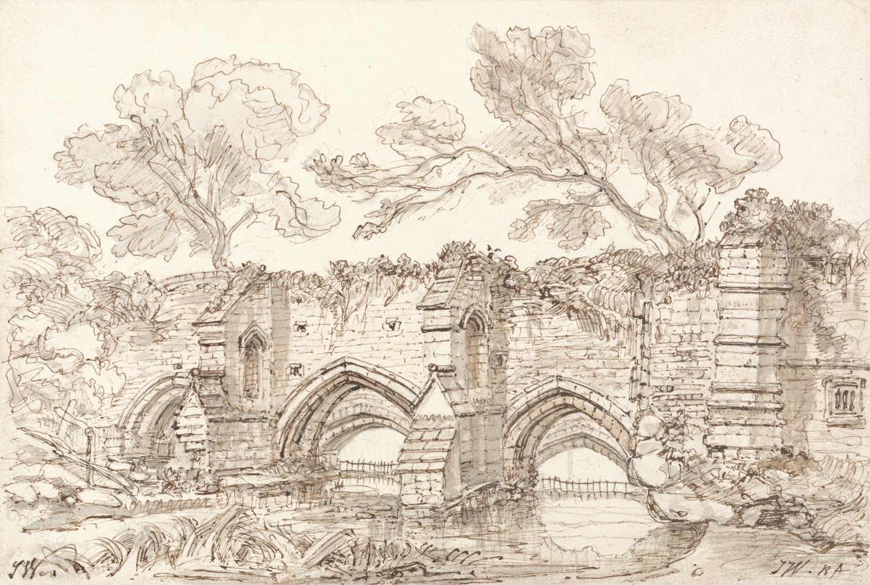 De Oude Dubbele Brug, Bury St. Edmunds door James Ward