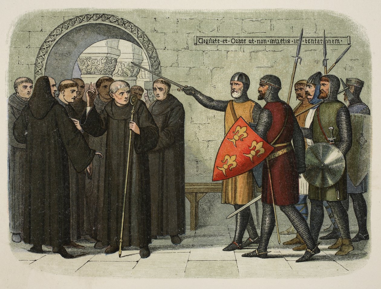 De monniken van Christchurch verdreven, 14 juli 1207, uit 