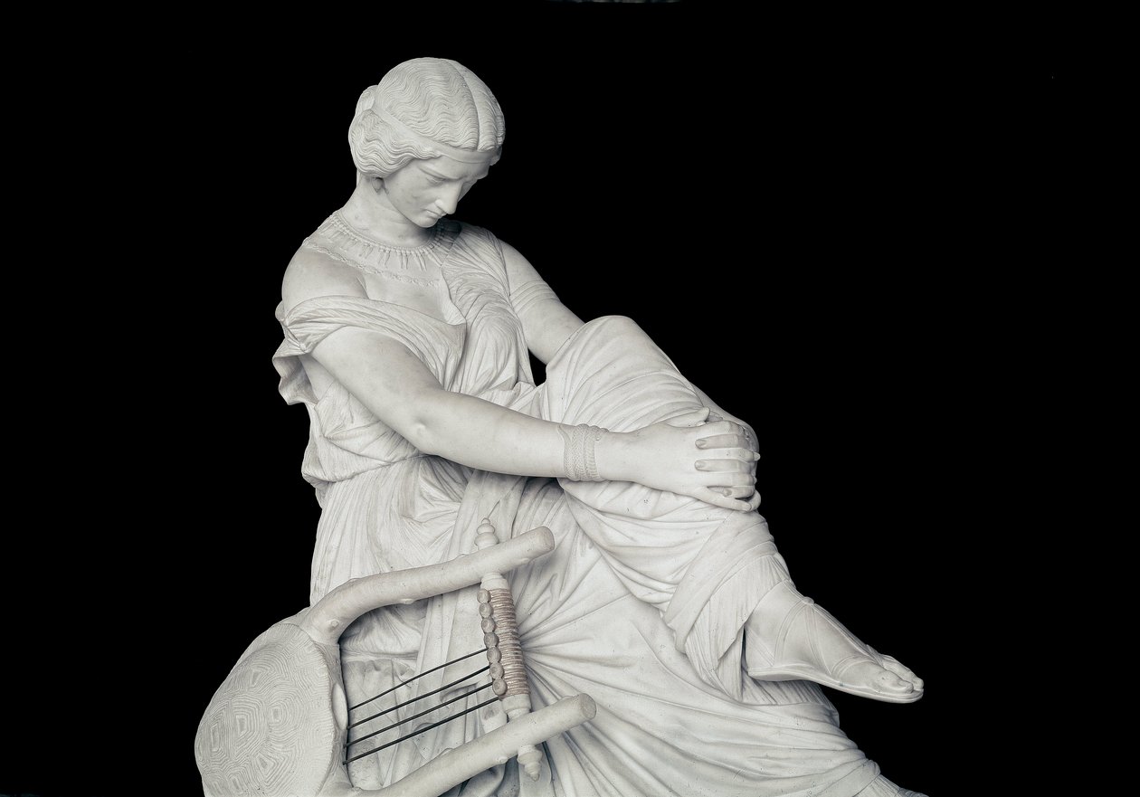 Sappho, Griekse dichteres uit de oudheid door James Pradier