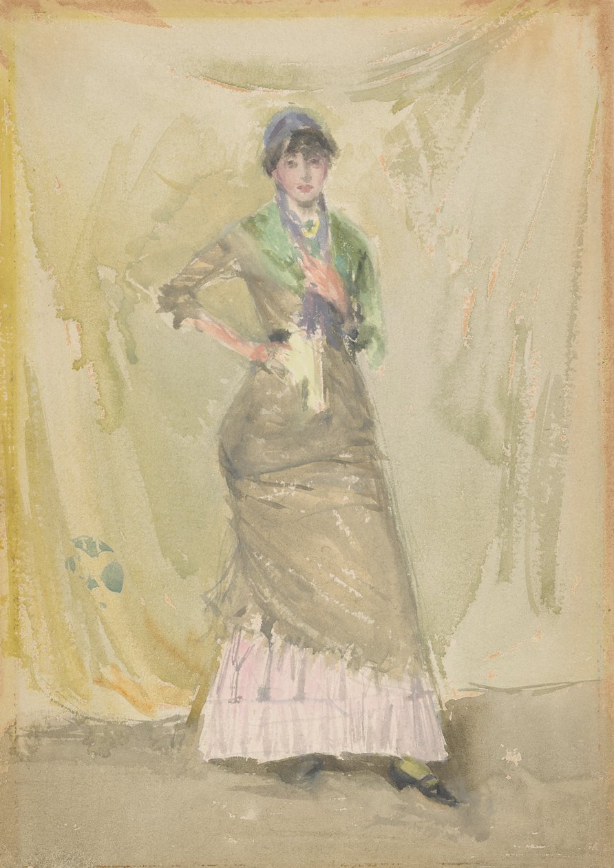 Een noot in groen, 1883-1884 door James Abbott McNeill Whistler