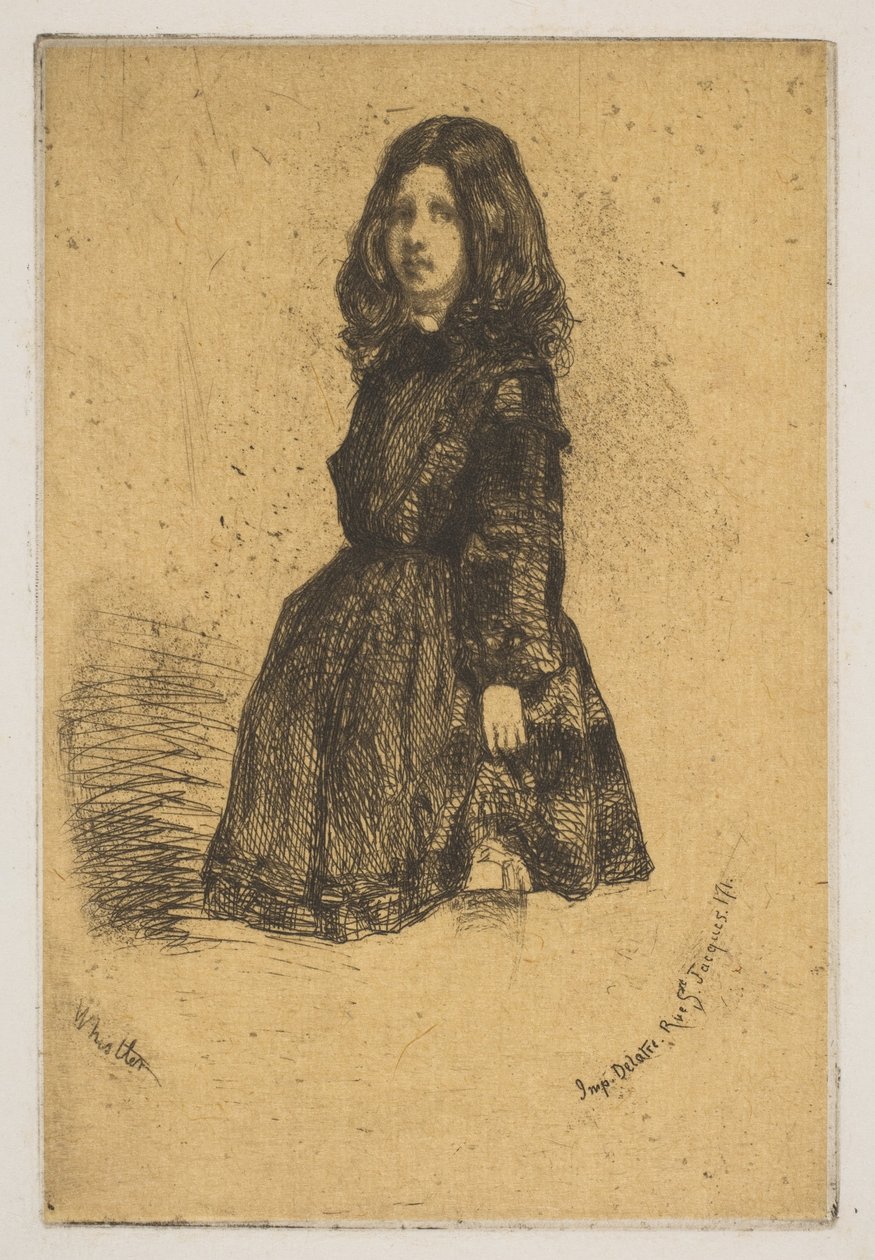 Annie, 1858 door James Abbott McNeill Whistler