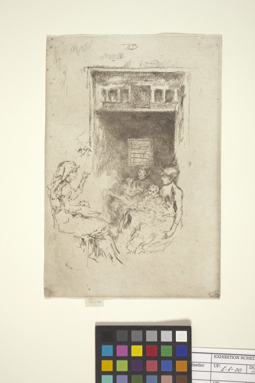 Kralenrijgers door James Abbott McNeill Whistler