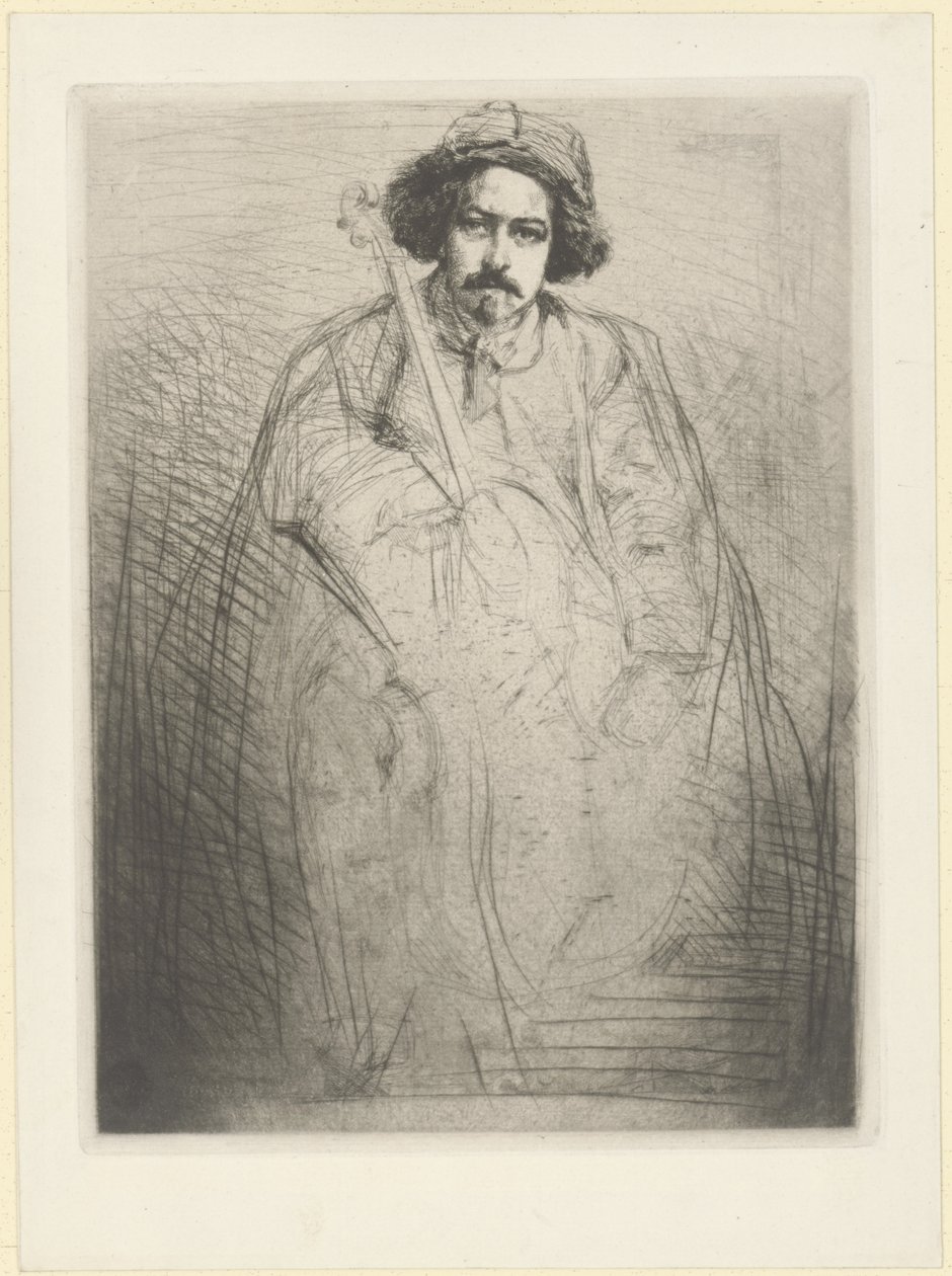 Becquet, uit de serie „Zestien etsen“ door James Abbott McNeill Whistler