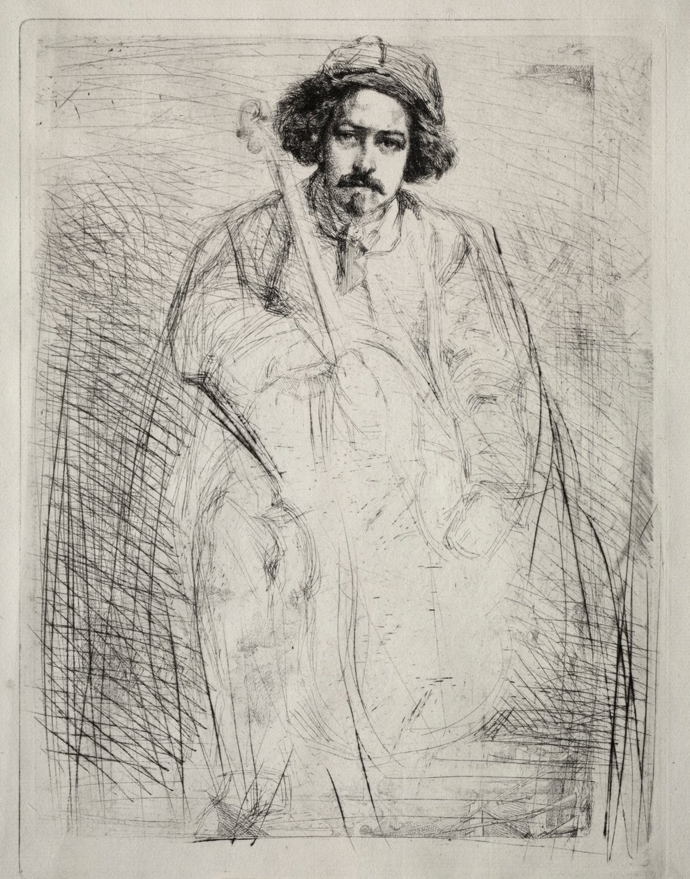 Becquet, 1871 door James Abbott McNeill Whistler